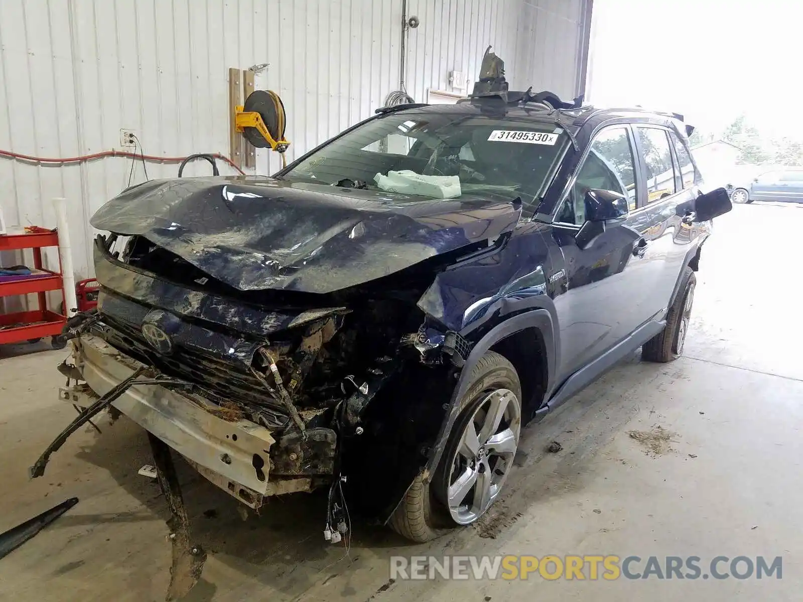 2 Photograph of a damaged car 2T3DWRFV5LW068768 TOYOTA RAV4 2020