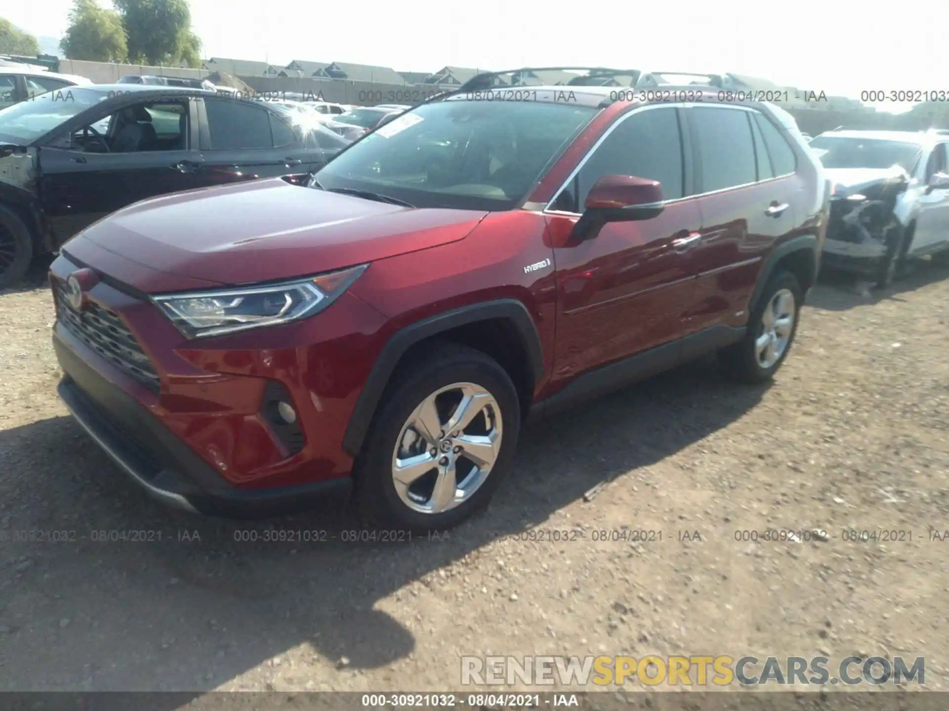 2 Photograph of a damaged car 2T3DWRFV5LW082055 TOYOTA RAV4 2020