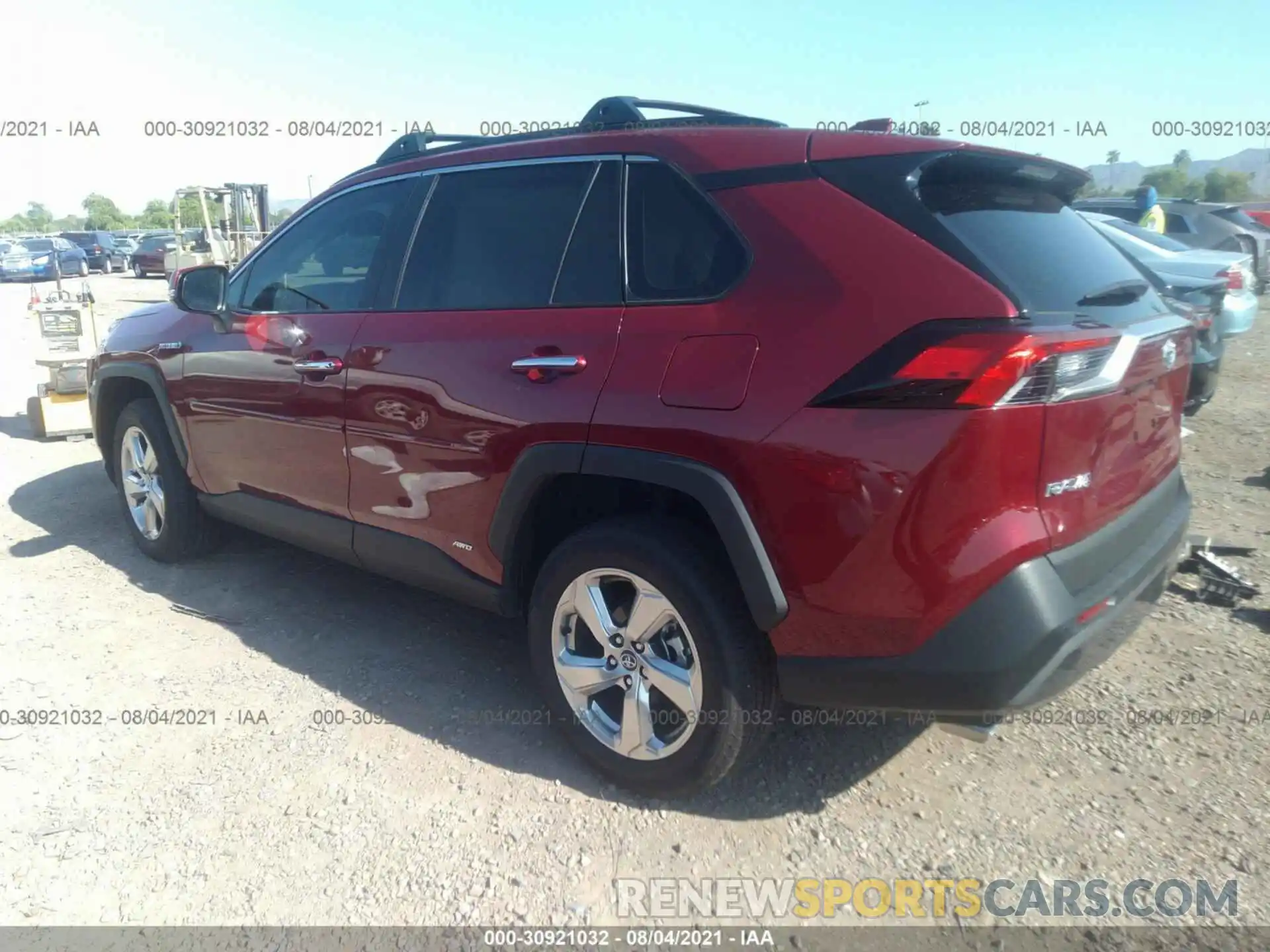 3 Photograph of a damaged car 2T3DWRFV5LW082055 TOYOTA RAV4 2020