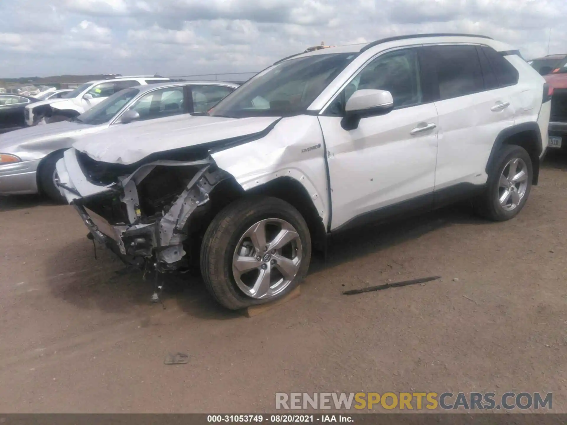 2 Photograph of a damaged car 2T3DWRFV6LW049338 TOYOTA RAV4 2020