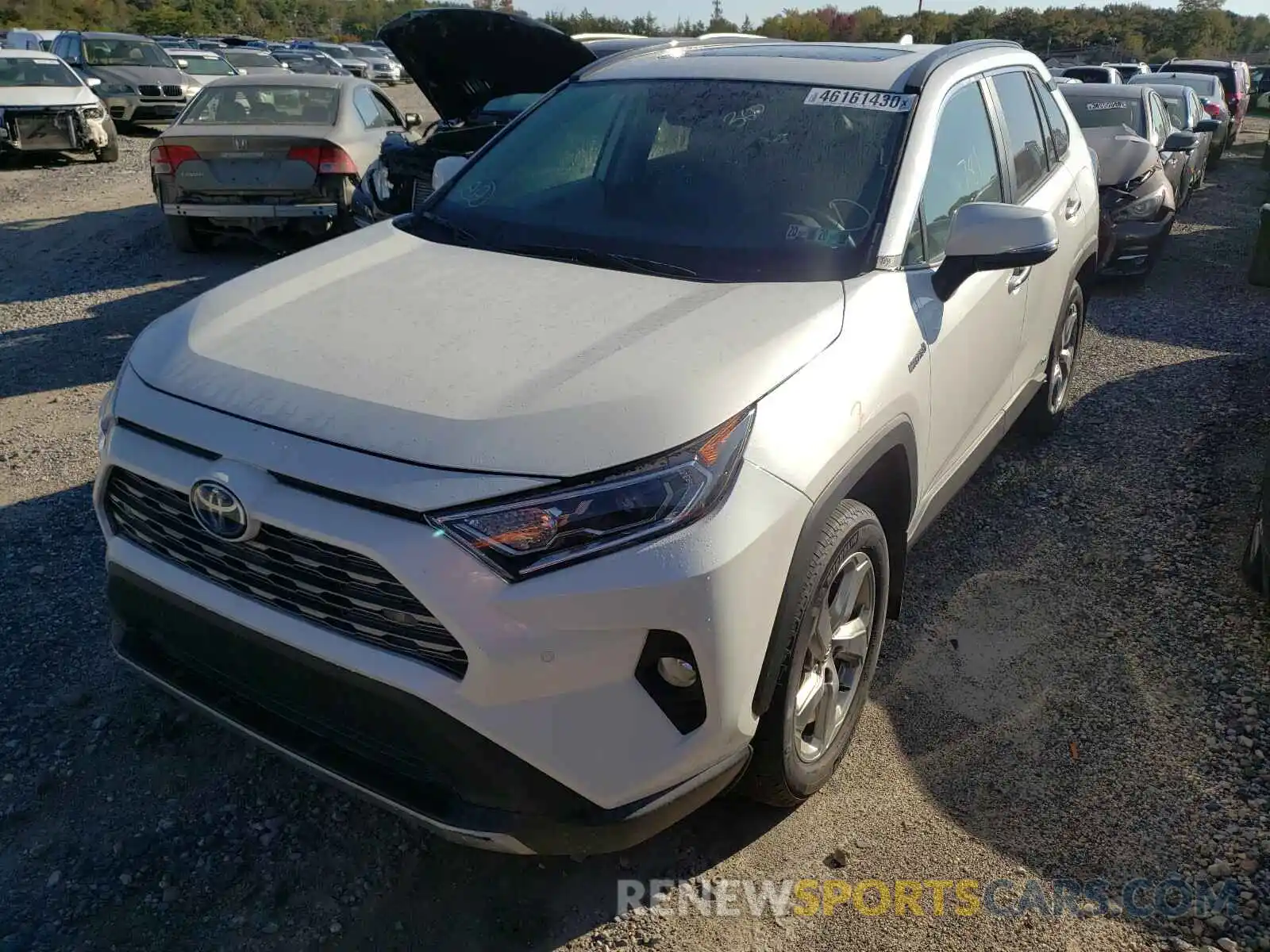 2 Фотография поврежденного автомобиля 2T3DWRFV6LW063949 TOYOTA RAV4 2020