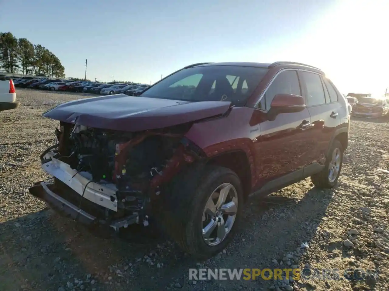 2 Photograph of a damaged car 2T3DWRFV6LW073736 TOYOTA RAV4 2020