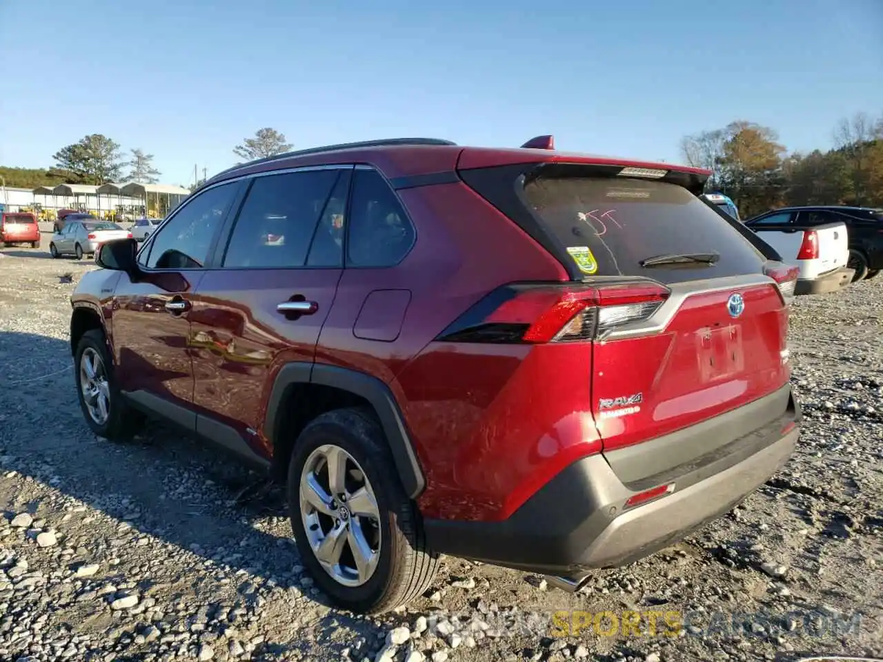 3 Photograph of a damaged car 2T3DWRFV6LW073736 TOYOTA RAV4 2020