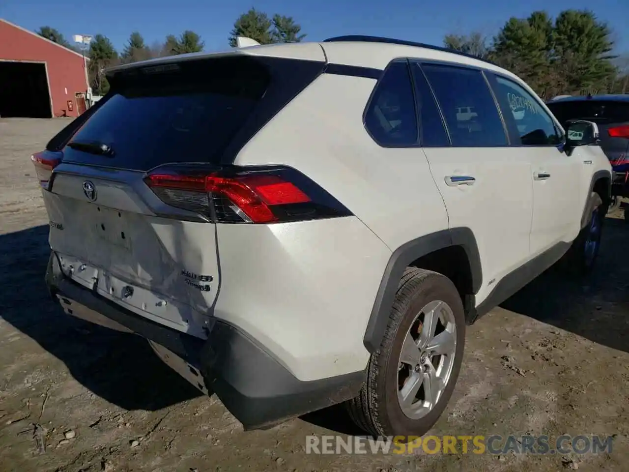 4 Photograph of a damaged car 2T3DWRFV6LW087703 TOYOTA RAV4 2020