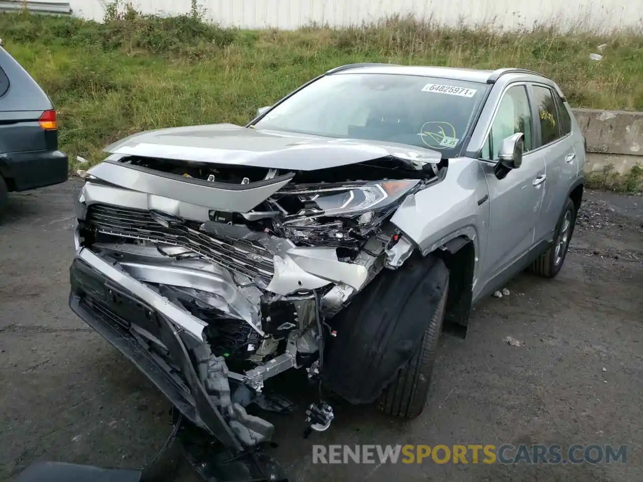 2 Photograph of a damaged car 2T3DWRFV7LW057044 TOYOTA RAV4 2020