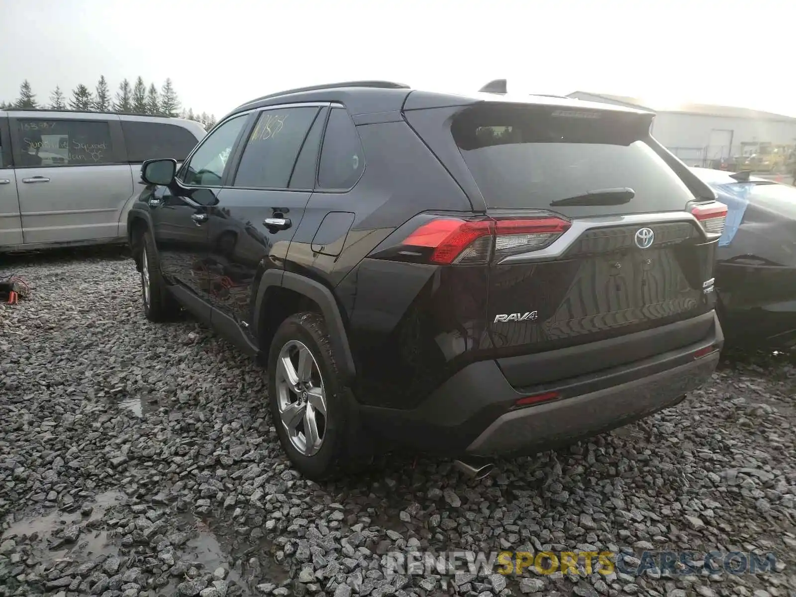 3 Фотография поврежденного автомобиля 2T3DWRFV7LW091887 TOYOTA RAV4 2020