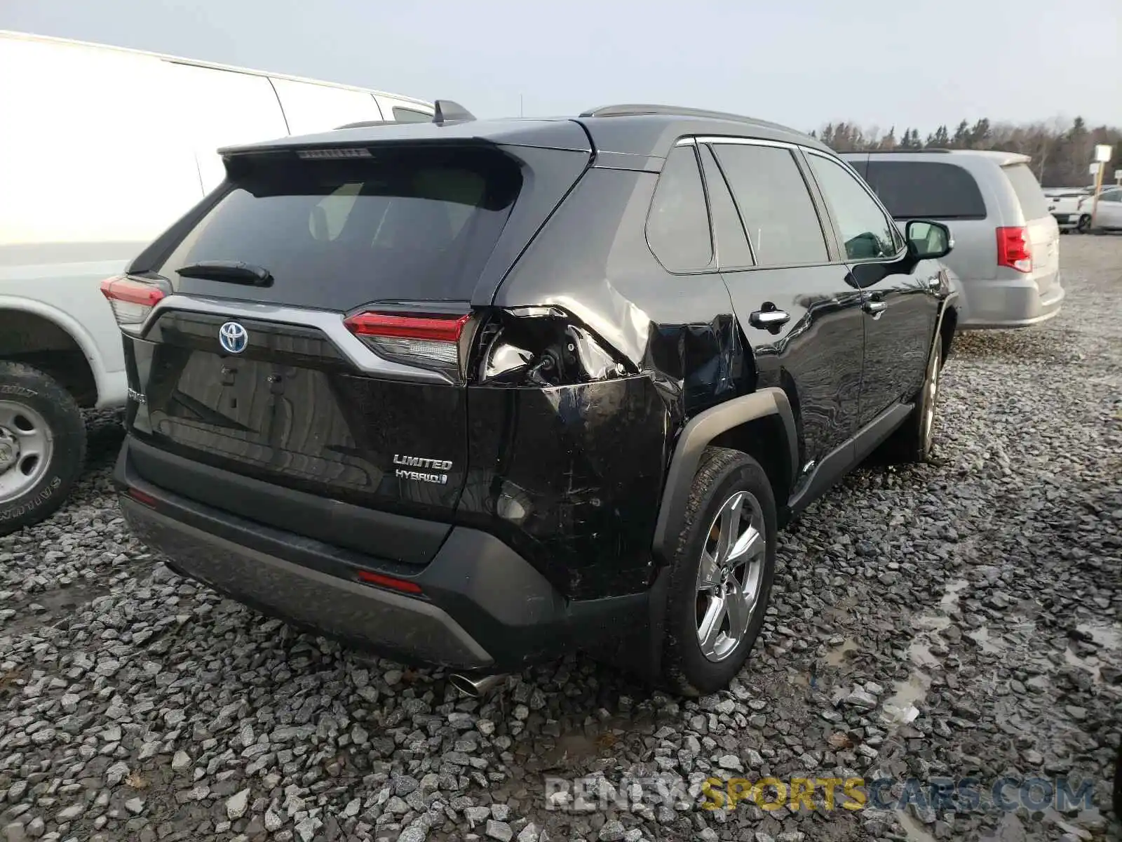 4 Фотография поврежденного автомобиля 2T3DWRFV7LW091887 TOYOTA RAV4 2020