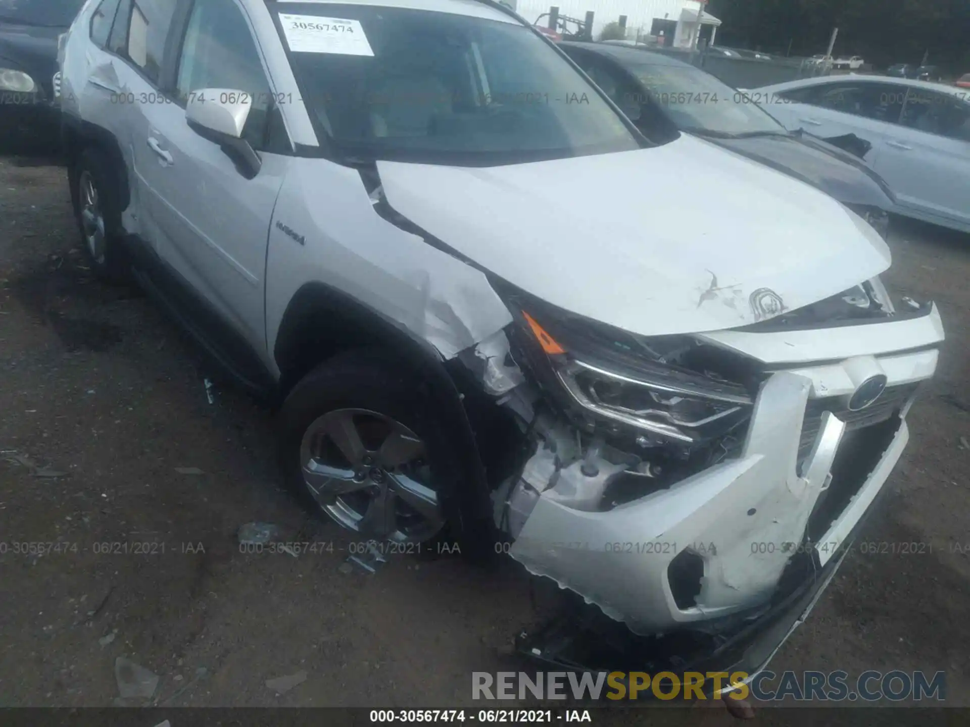 6 Photograph of a damaged car 2T3DWRFV8LW048353 TOYOTA RAV4 2020