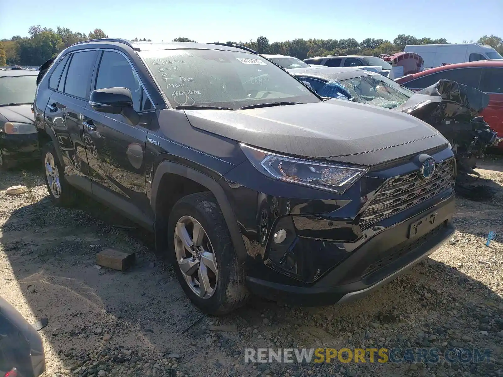 1 Photograph of a damaged car 2T3DWRFV8LW052550 TOYOTA RAV4 2020