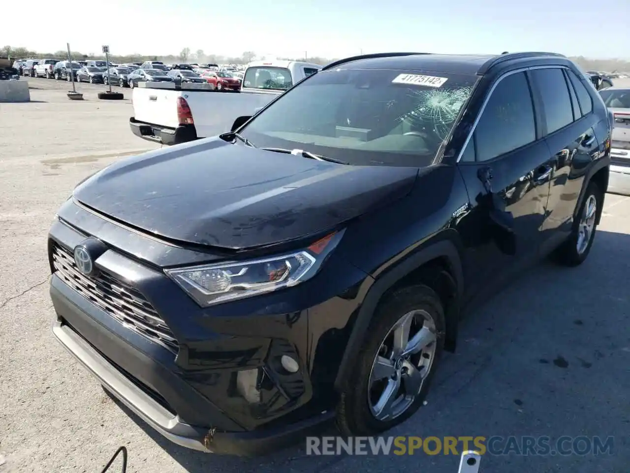 2 Photograph of a damaged car 2T3DWRFV8LW055299 TOYOTA RAV4 2020