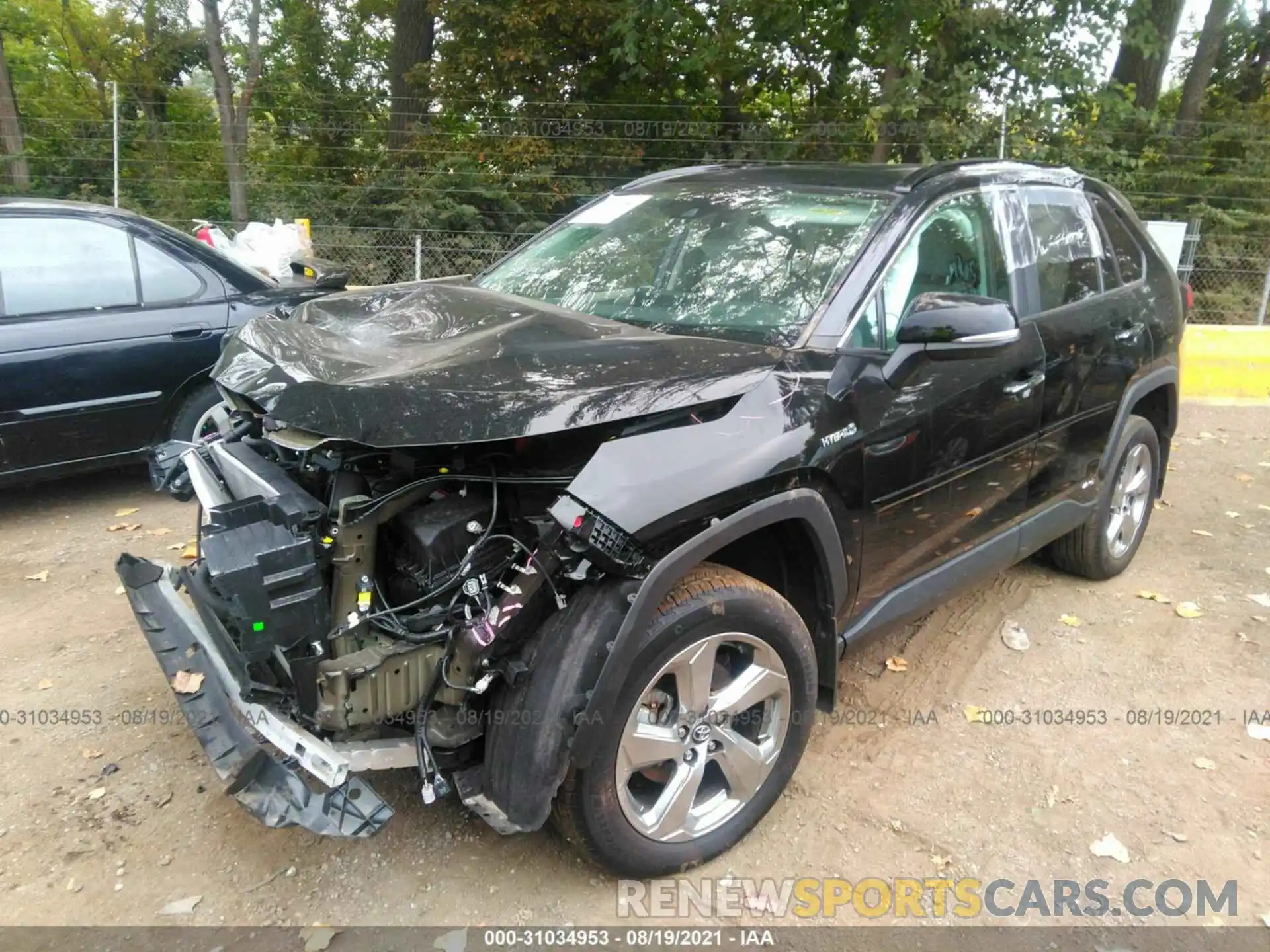 2 Photograph of a damaged car 2T3DWRFV8LW065878 TOYOTA RAV4 2020