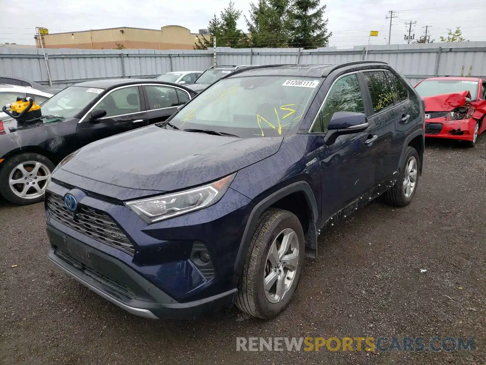 2 Photograph of a damaged car 2T3DWRFV8LW100774 TOYOTA RAV4 2020