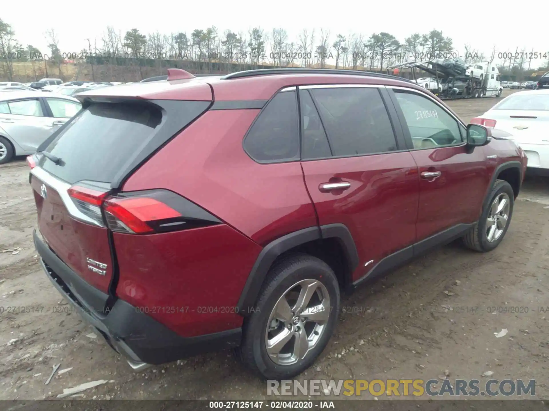 4 Photograph of a damaged car 2T3DWRFV9LW050399 TOYOTA RAV4 2020