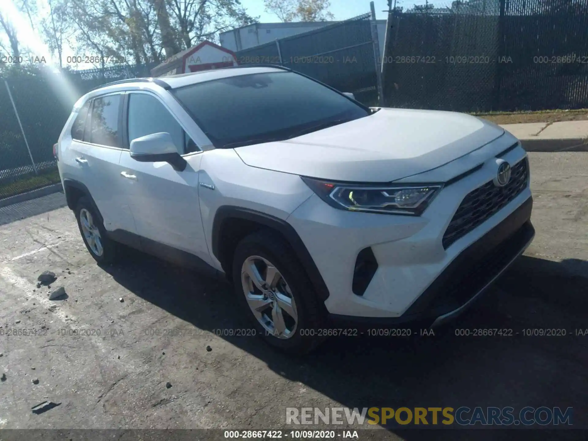 1 Фотография поврежденного автомобиля 2T3DWRFV9LW070247 TOYOTA RAV4 2020