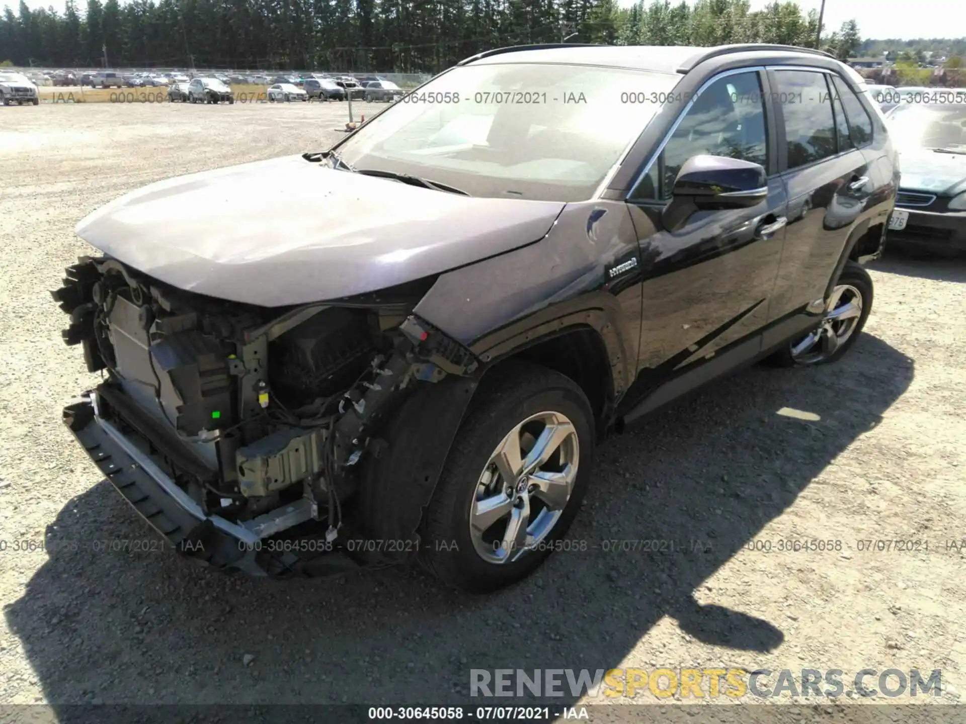 2 Photograph of a damaged car 2T3DWRFVXLW055384 TOYOTA RAV4 2020