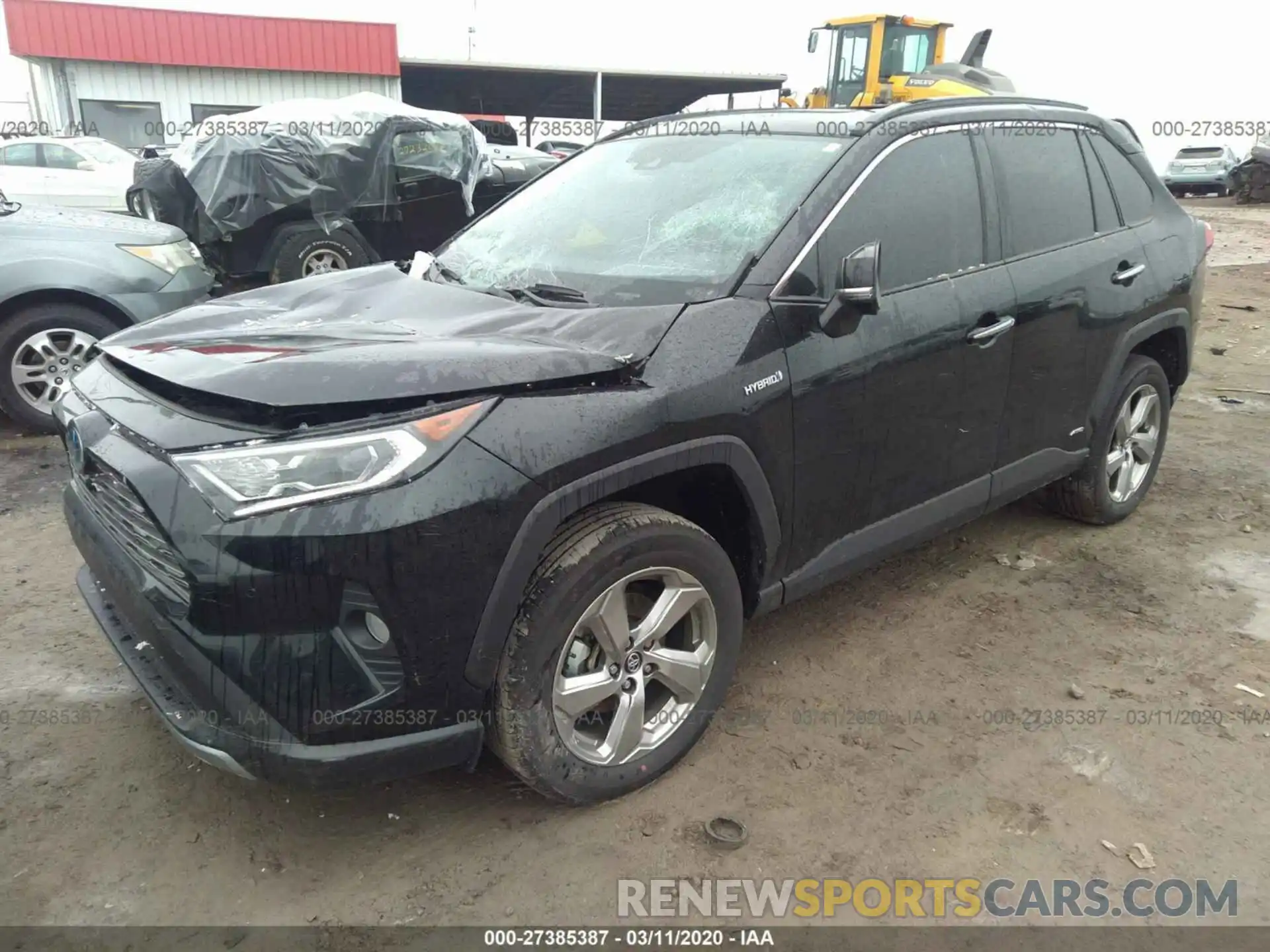 2 Photograph of a damaged car 2T3DWRFVXLW055773 TOYOTA RAV4 2020