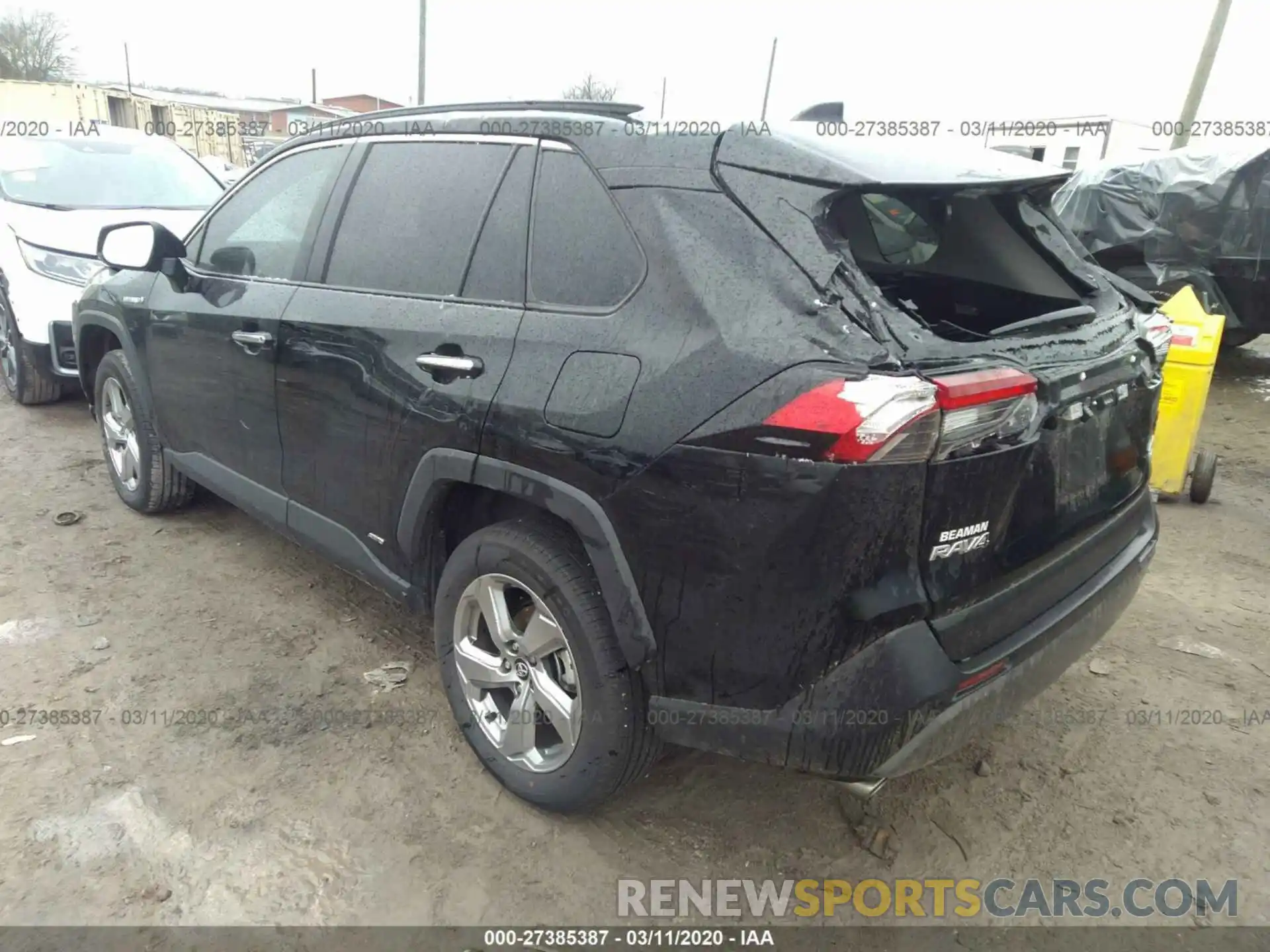 3 Фотография поврежденного автомобиля 2T3DWRFVXLW055773 TOYOTA RAV4 2020