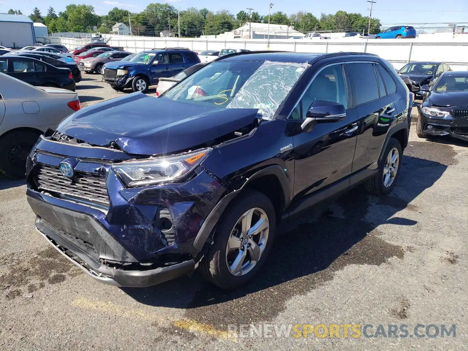 2 Photograph of a damaged car 2T3DWRFVXLW056793 TOYOTA RAV4 2020