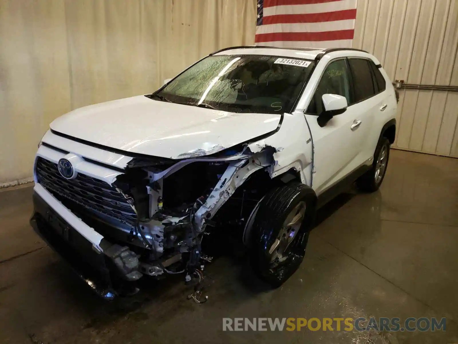 2 Photograph of a damaged car 2T3DWRFVXLW069060 TOYOTA RAV4 2020