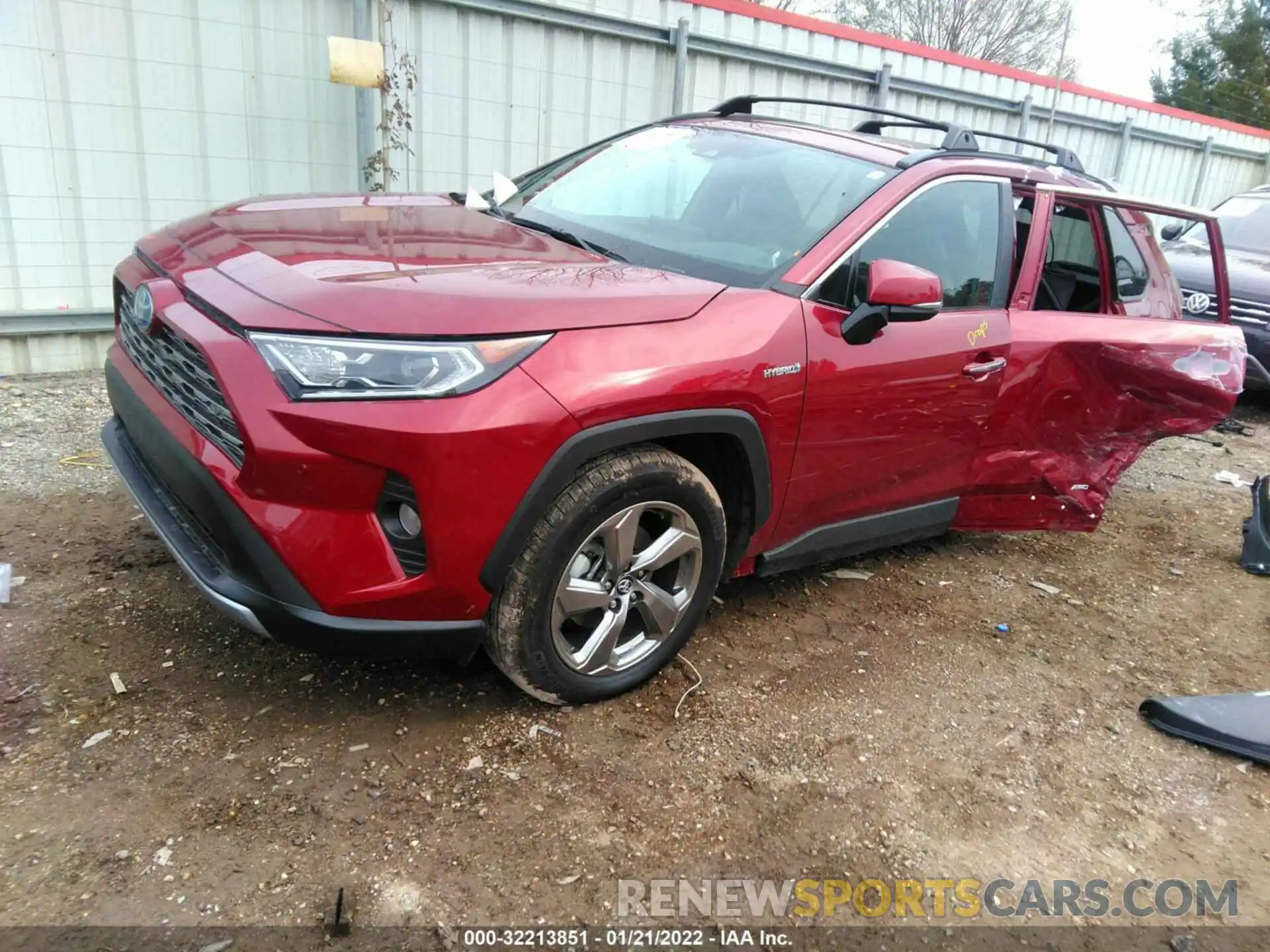 2 Фотография поврежденного автомобиля 2T3DWRFVXLW070466 TOYOTA RAV4 2020