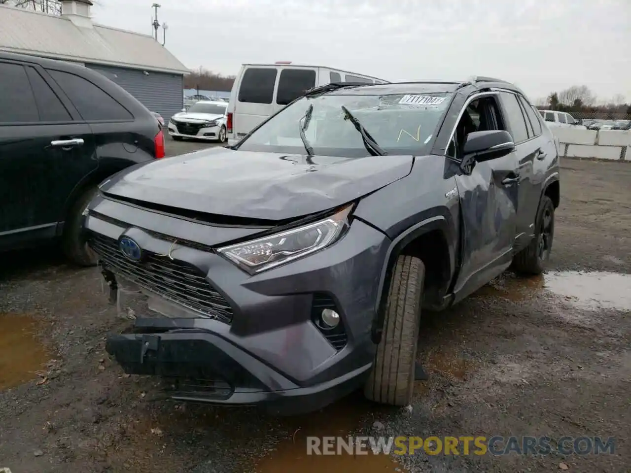 2 Photograph of a damaged car 2T3E6RFV2LW001629 TOYOTA RAV4 2020