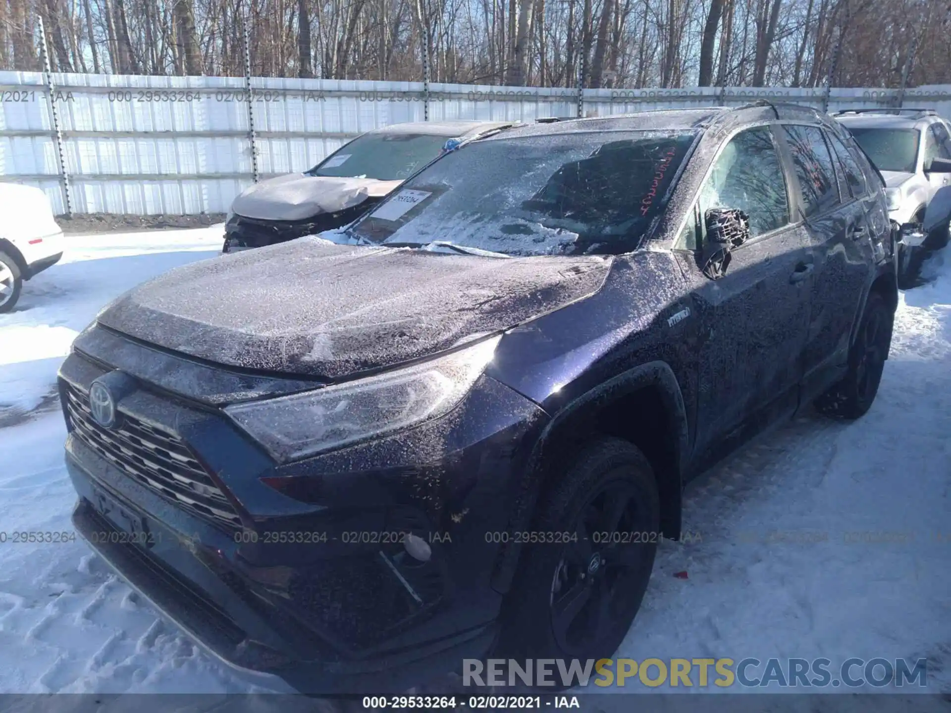 2 Photograph of a damaged car 2T3E6RFV4LW001244 TOYOTA RAV4 2020