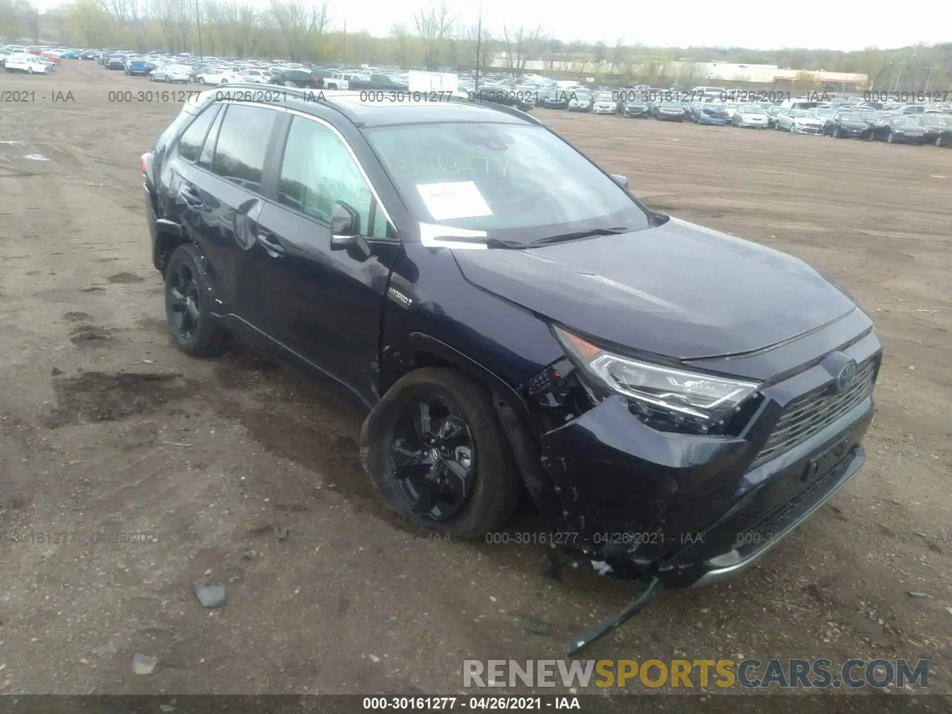 6 Фотография поврежденного автомобиля 2T3E6RFVXLW001667 TOYOTA RAV4 2020