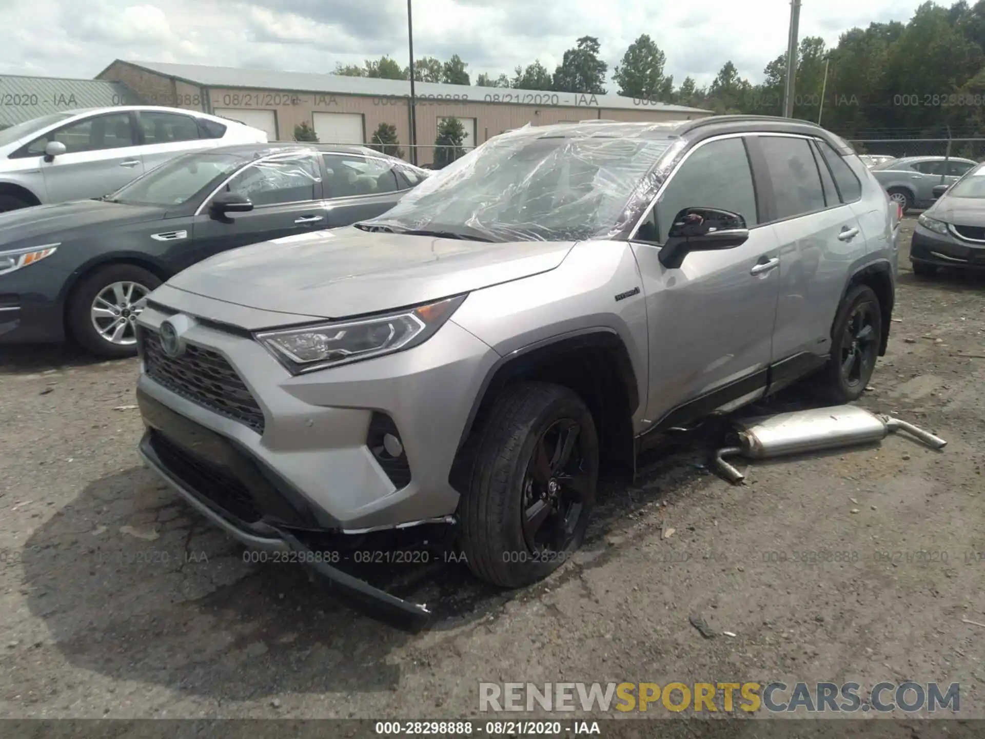 2 Фотография поврежденного автомобиля 2T3EWRFV0LW047248 TOYOTA RAV4 2020