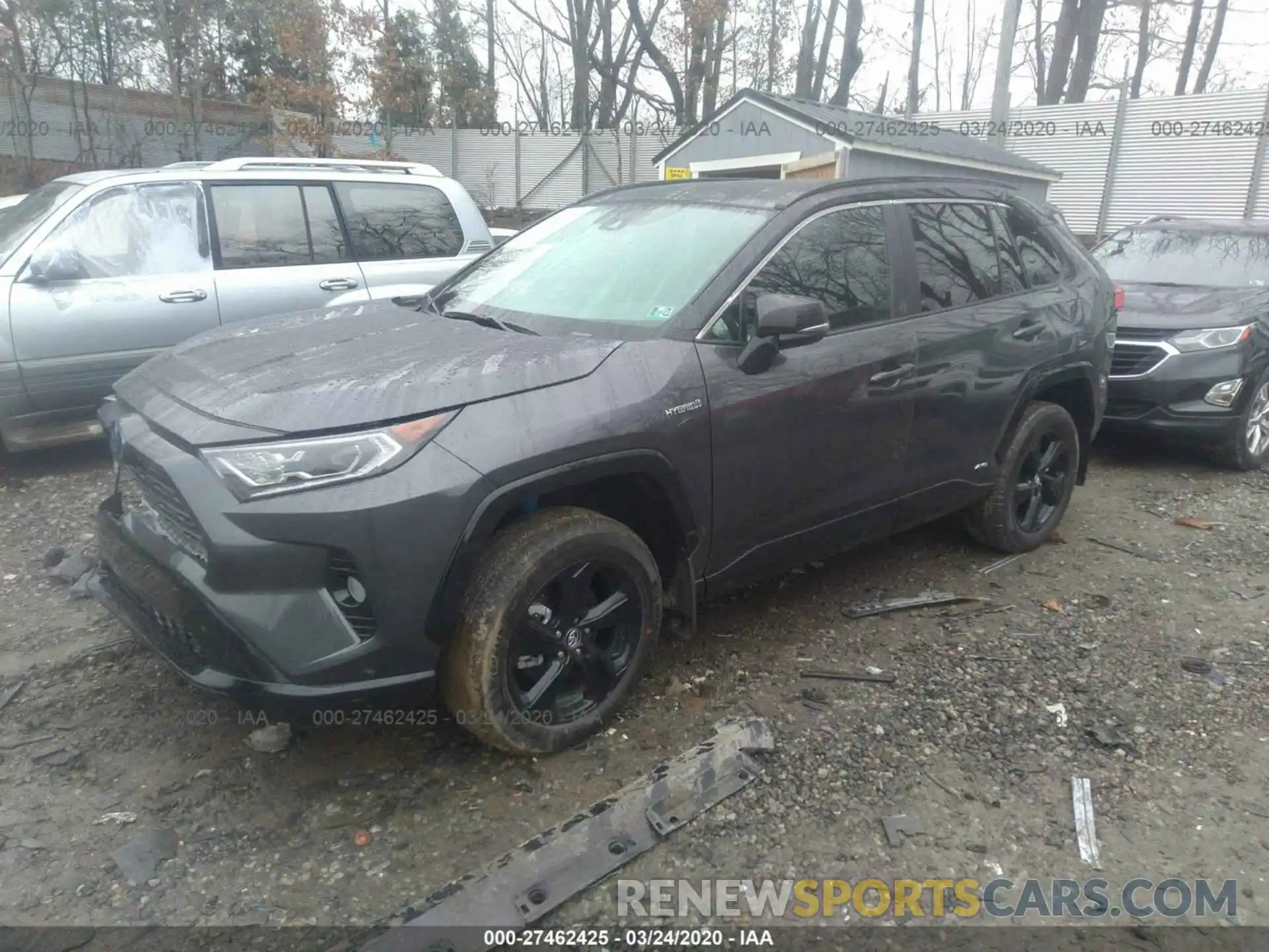 2 Фотография поврежденного автомобиля 2T3EWRFV1LW079741 TOYOTA RAV4 2020