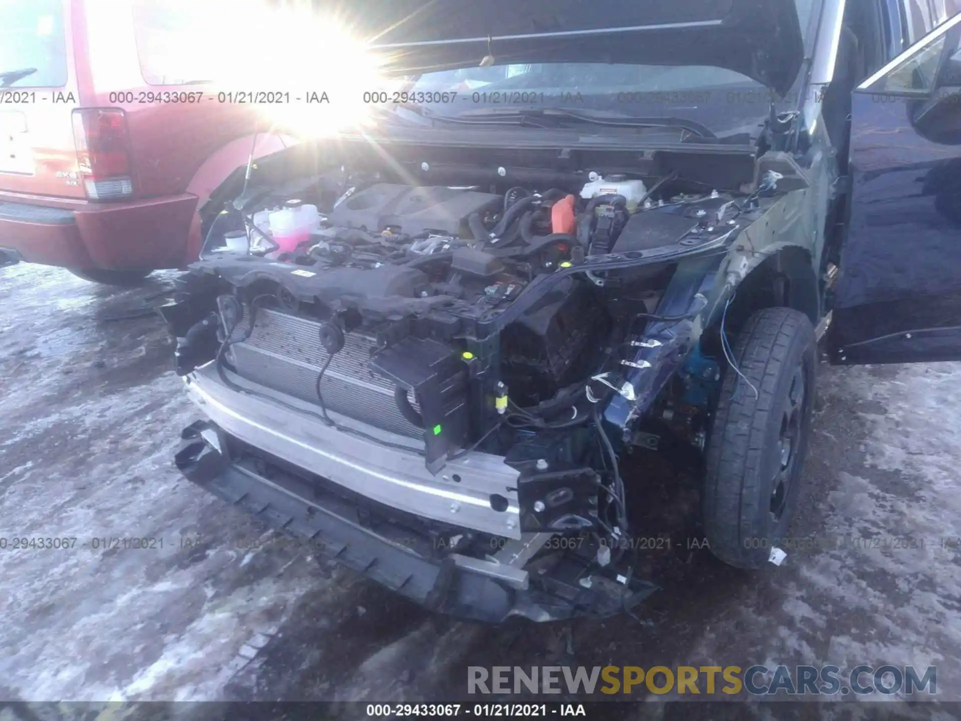 6 Photograph of a damaged car 2T3EWRFV1LW080386 TOYOTA RAV4 2020