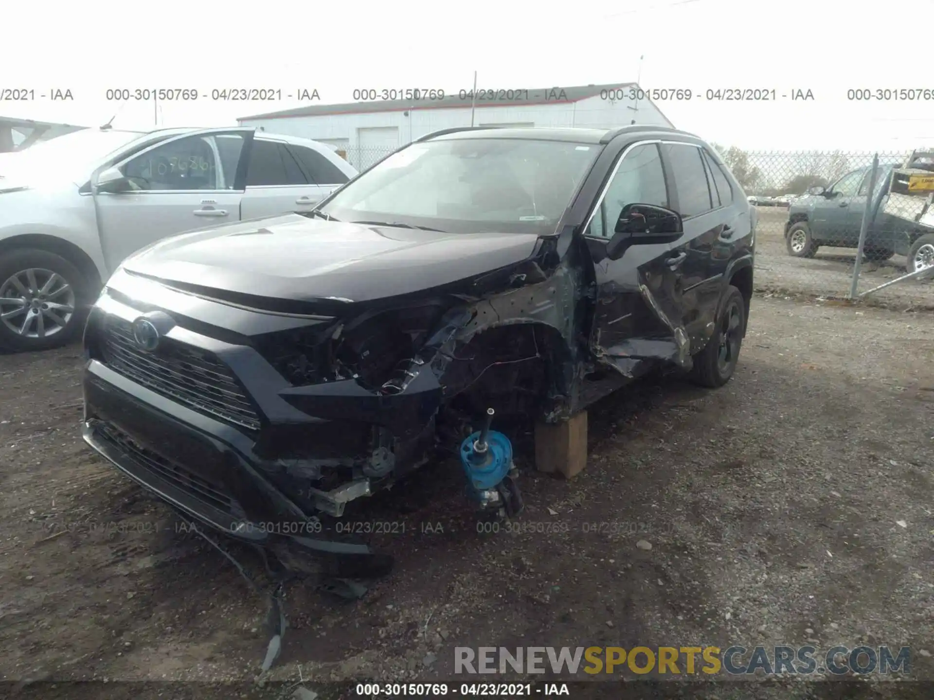 2 Фотография поврежденного автомобиля 2T3EWRFV1LW087774 TOYOTA RAV4 2020