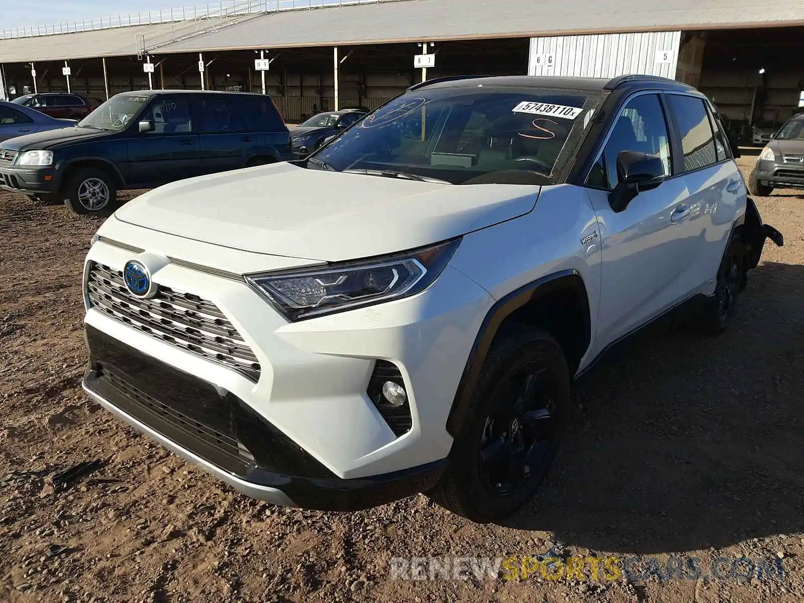 2 Photograph of a damaged car 2T3EWRFV3LW069650 TOYOTA RAV4 2020