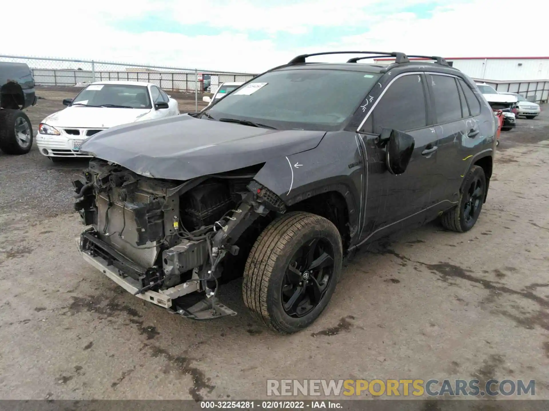 2 Photograph of a damaged car 2T3EWRFV3LW082849 TOYOTA RAV4 2020