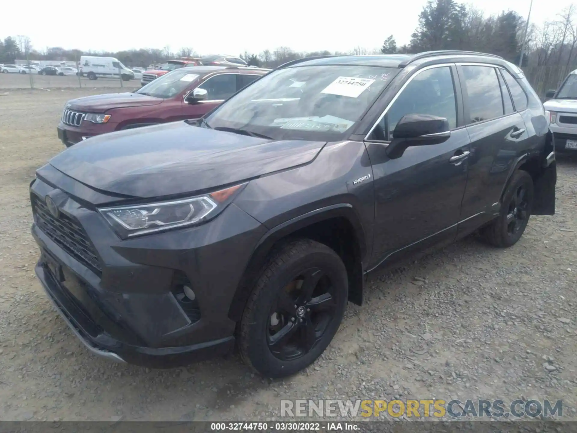 2 Photograph of a damaged car 2T3EWRFV4LW084173 TOYOTA RAV4 2020