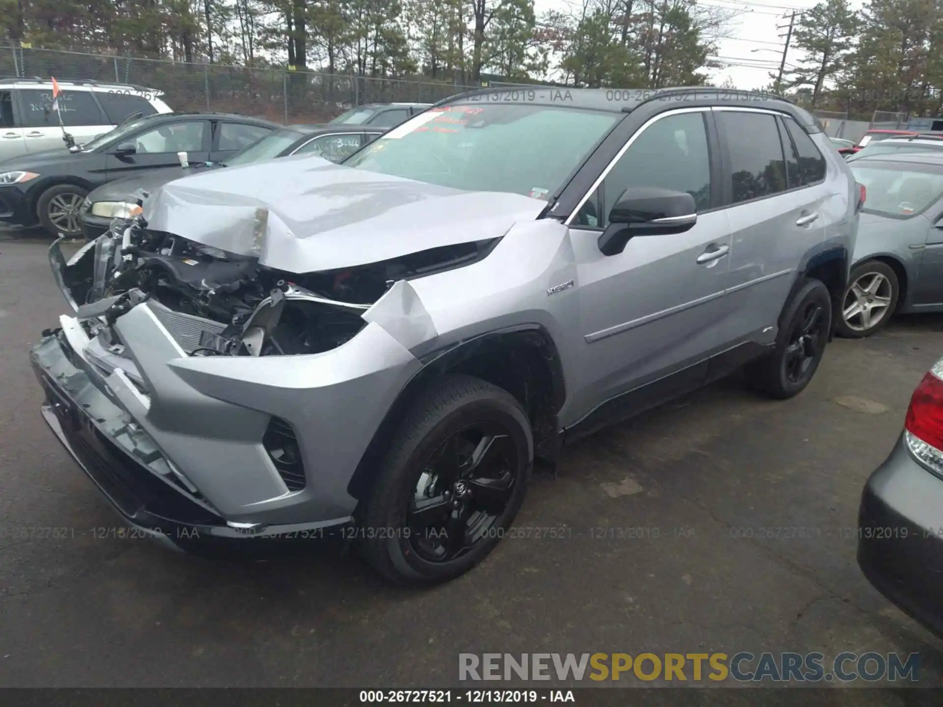 2 Photograph of a damaged car 2T3EWRFV5LW050405 TOYOTA RAV4 2020