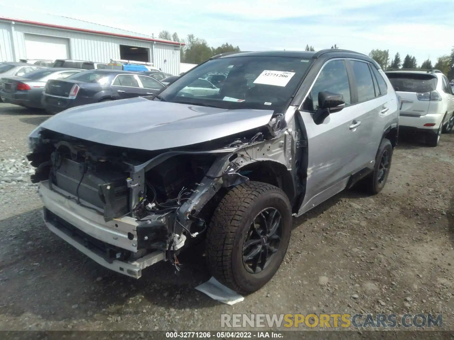 2 Photograph of a damaged car 2T3EWRFV5LW098096 TOYOTA RAV4 2020