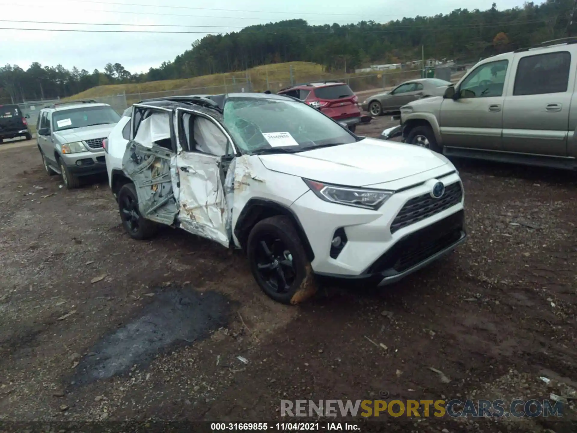 1 Фотография поврежденного автомобиля 2T3EWRFV6LW079119 TOYOTA RAV4 2020