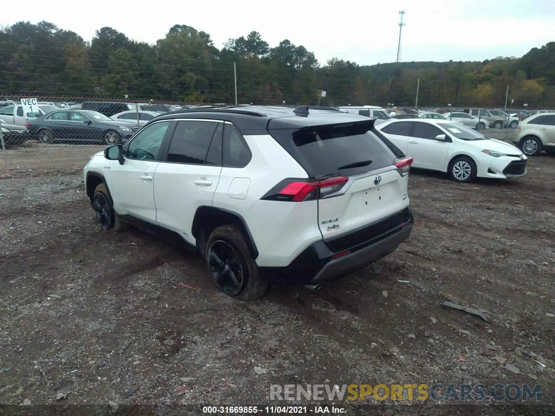 3 Photograph of a damaged car 2T3EWRFV6LW079119 TOYOTA RAV4 2020