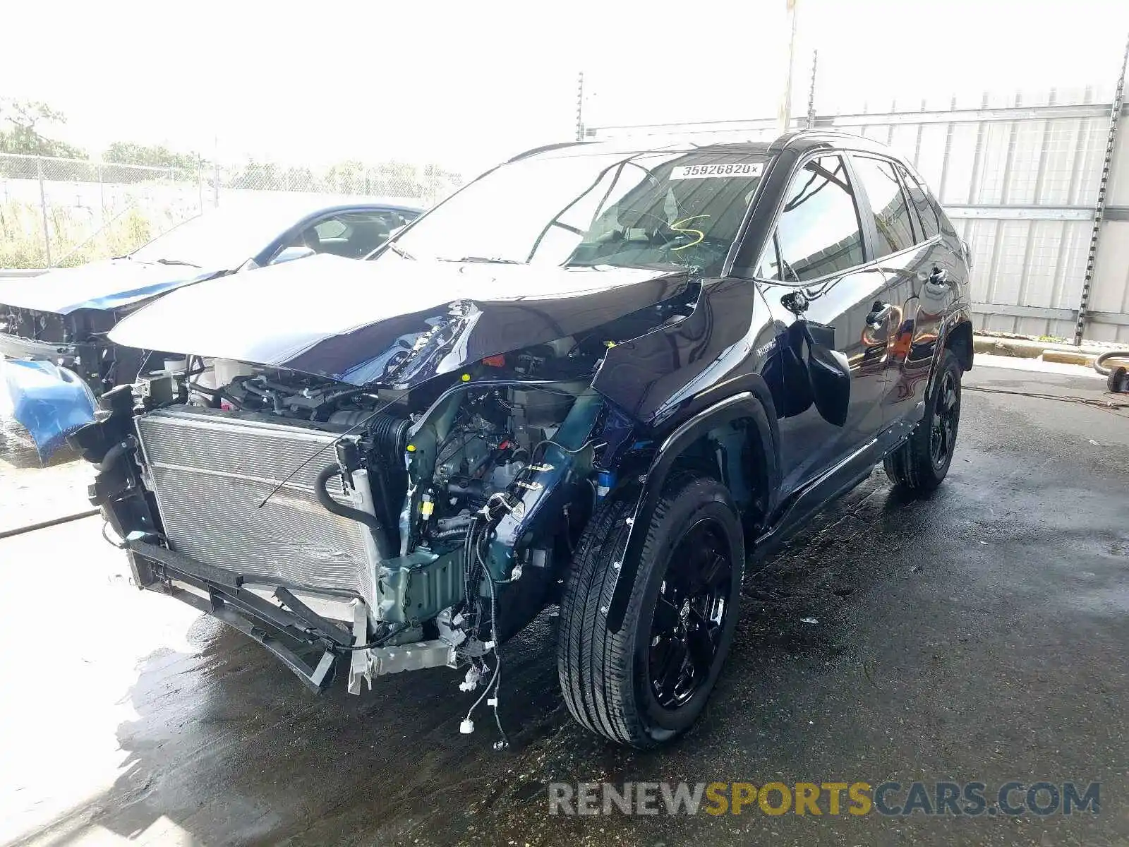 2 Photograph of a damaged car 2T3EWRFV7LW056738 TOYOTA RAV4 2020