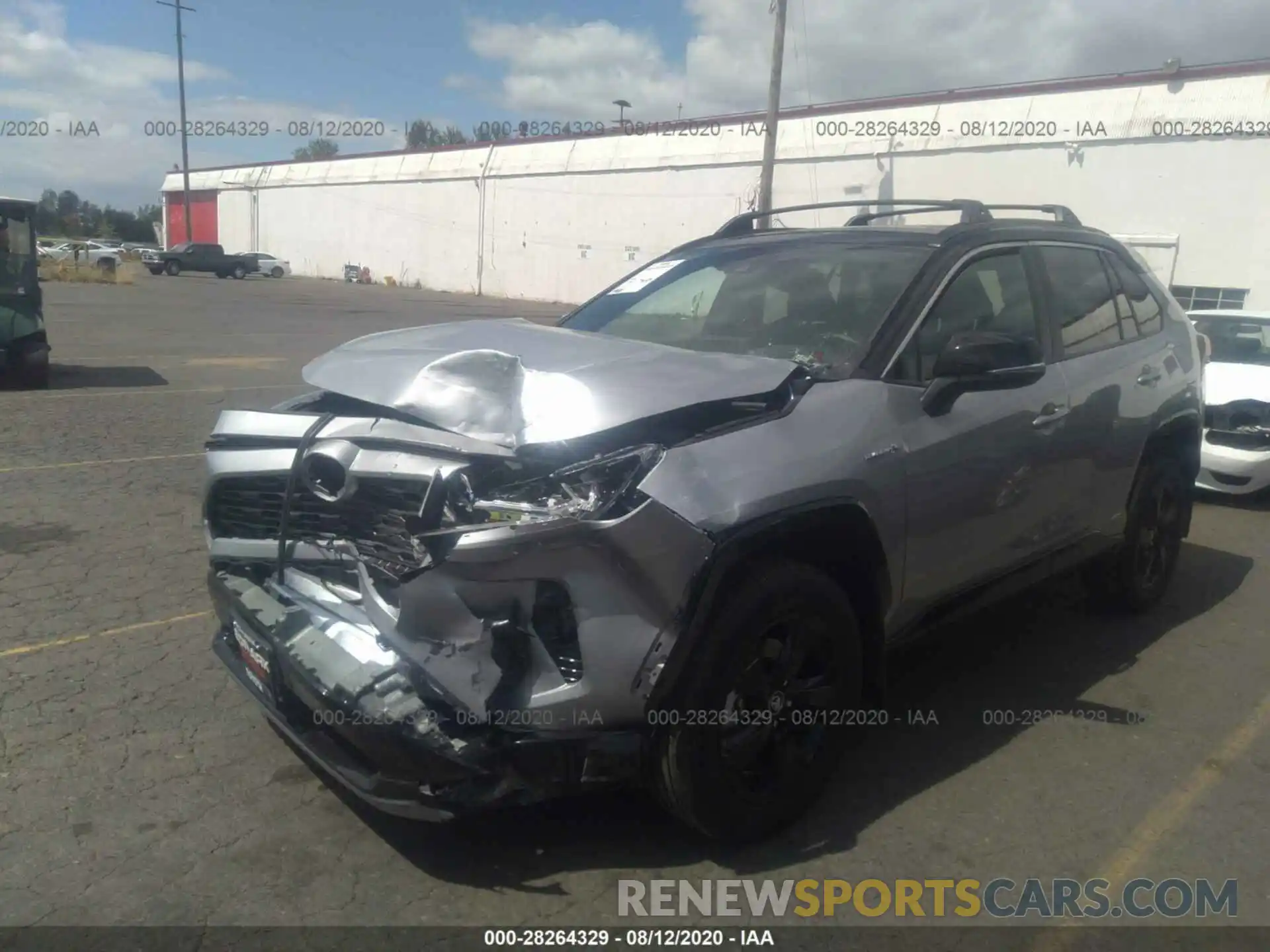 2 Photograph of a damaged car 2T3EWRFV7LW093000 TOYOTA RAV4 2020