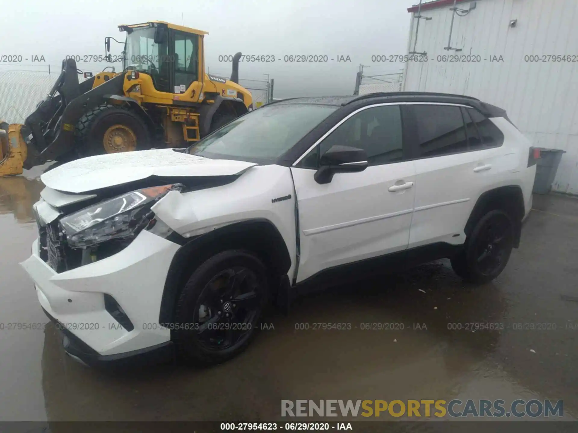 2 Photograph of a damaged car 2T3EWRFV8LW071586 TOYOTA RAV4 2020