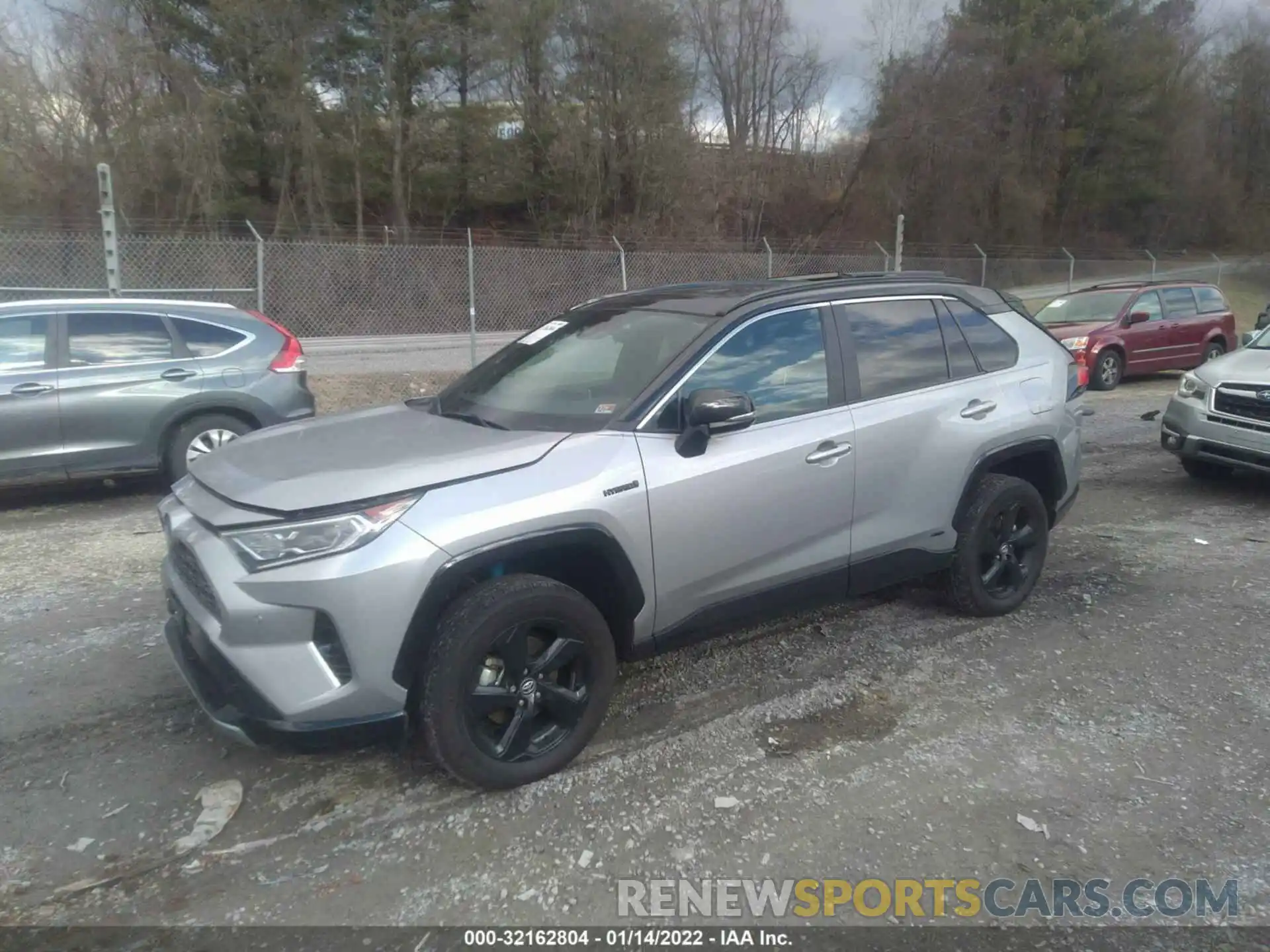 2 Photograph of a damaged car 2T3EWRFV8LW093118 TOYOTA RAV4 2020