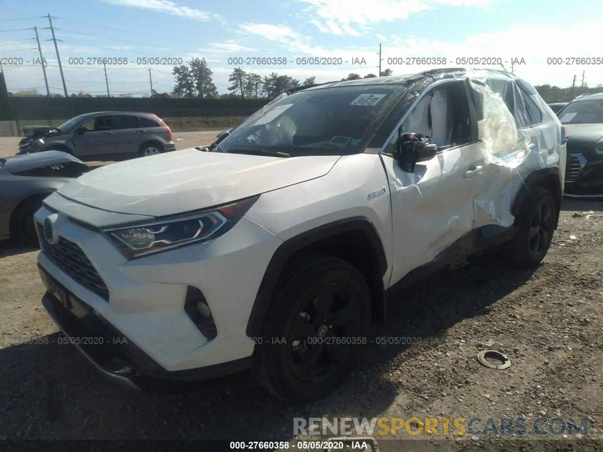 6 Photograph of a damaged car 2T3EWRFV9LW073251 TOYOTA RAV4 2020