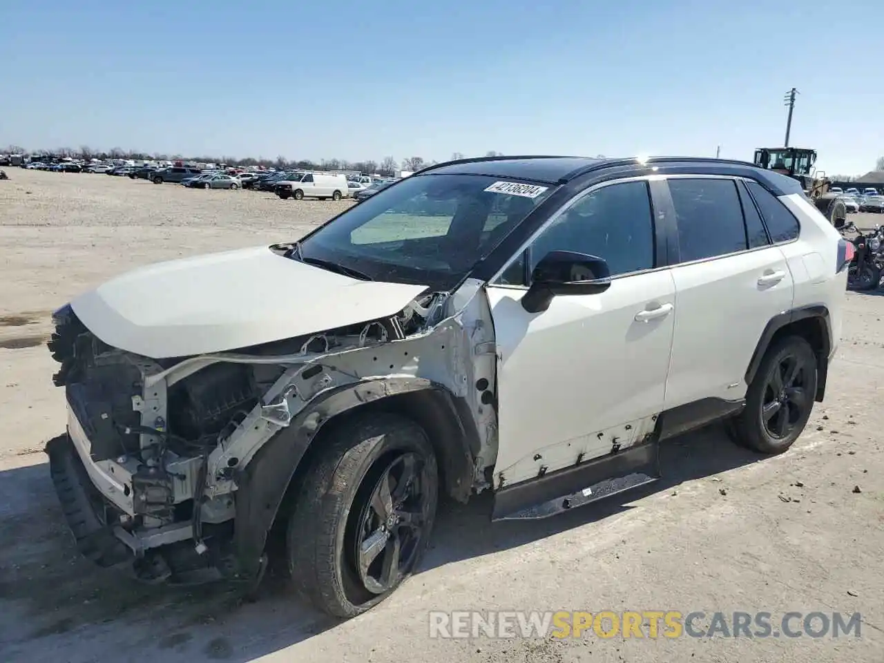 1 Photograph of a damaged car 2T3EWRFV9LW089207 TOYOTA RAV4 2020