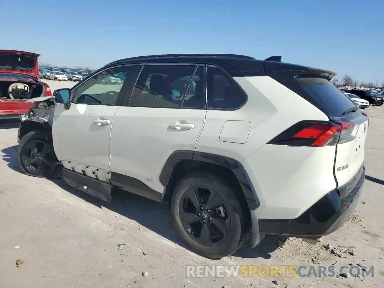 2 Photograph of a damaged car 2T3EWRFV9LW089207 TOYOTA RAV4 2020