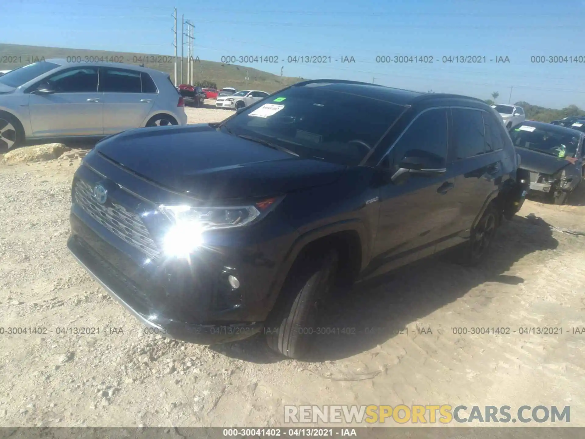 2 Photograph of a damaged car 2T3EWRFV9LW097520 TOYOTA RAV4 2020