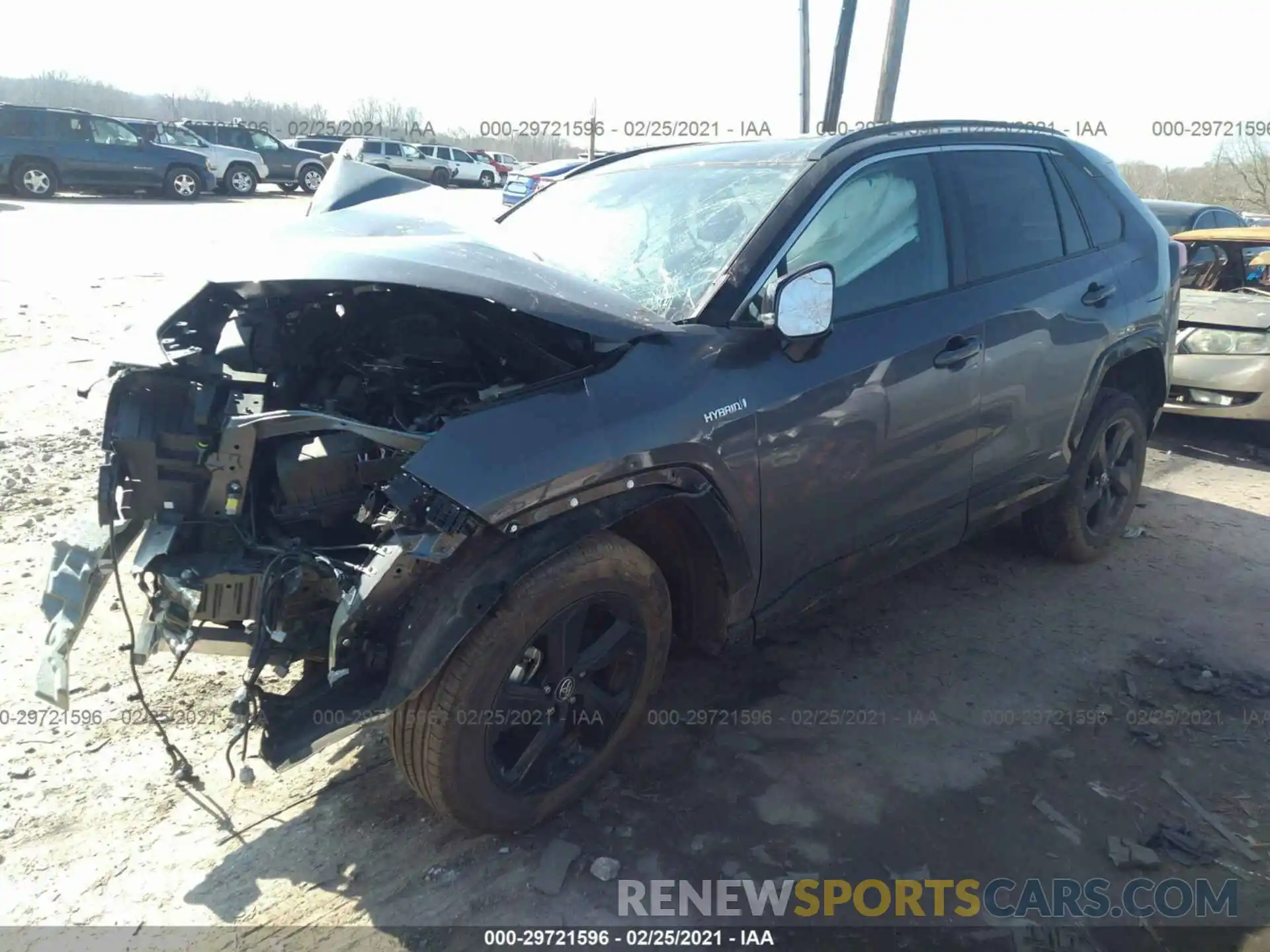 2 Photograph of a damaged car 2T3EWRFV9LW099039 TOYOTA RAV4 2020