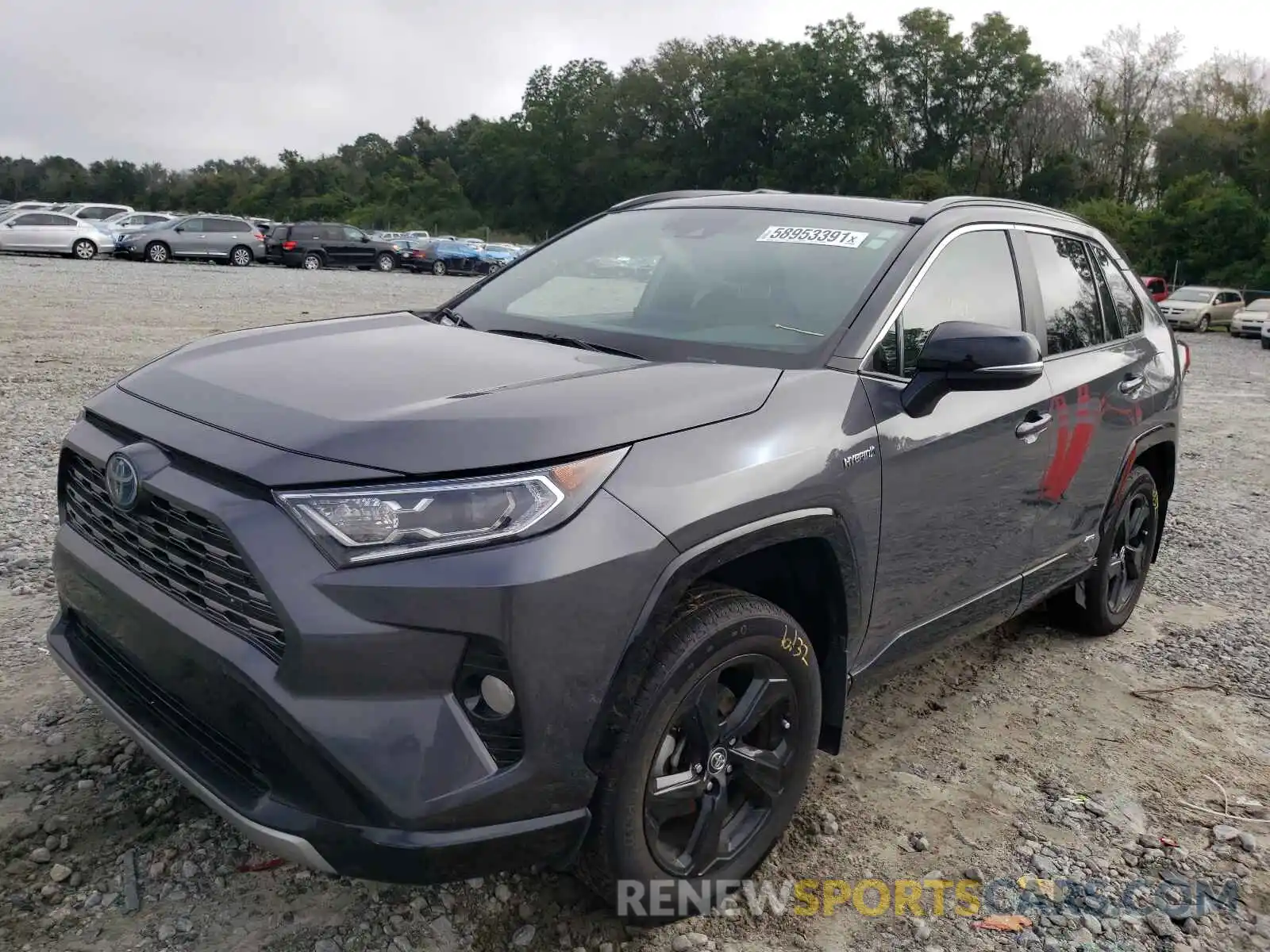 2 Photograph of a damaged car 2T3EWRFVXLW097929 TOYOTA RAV4 2020