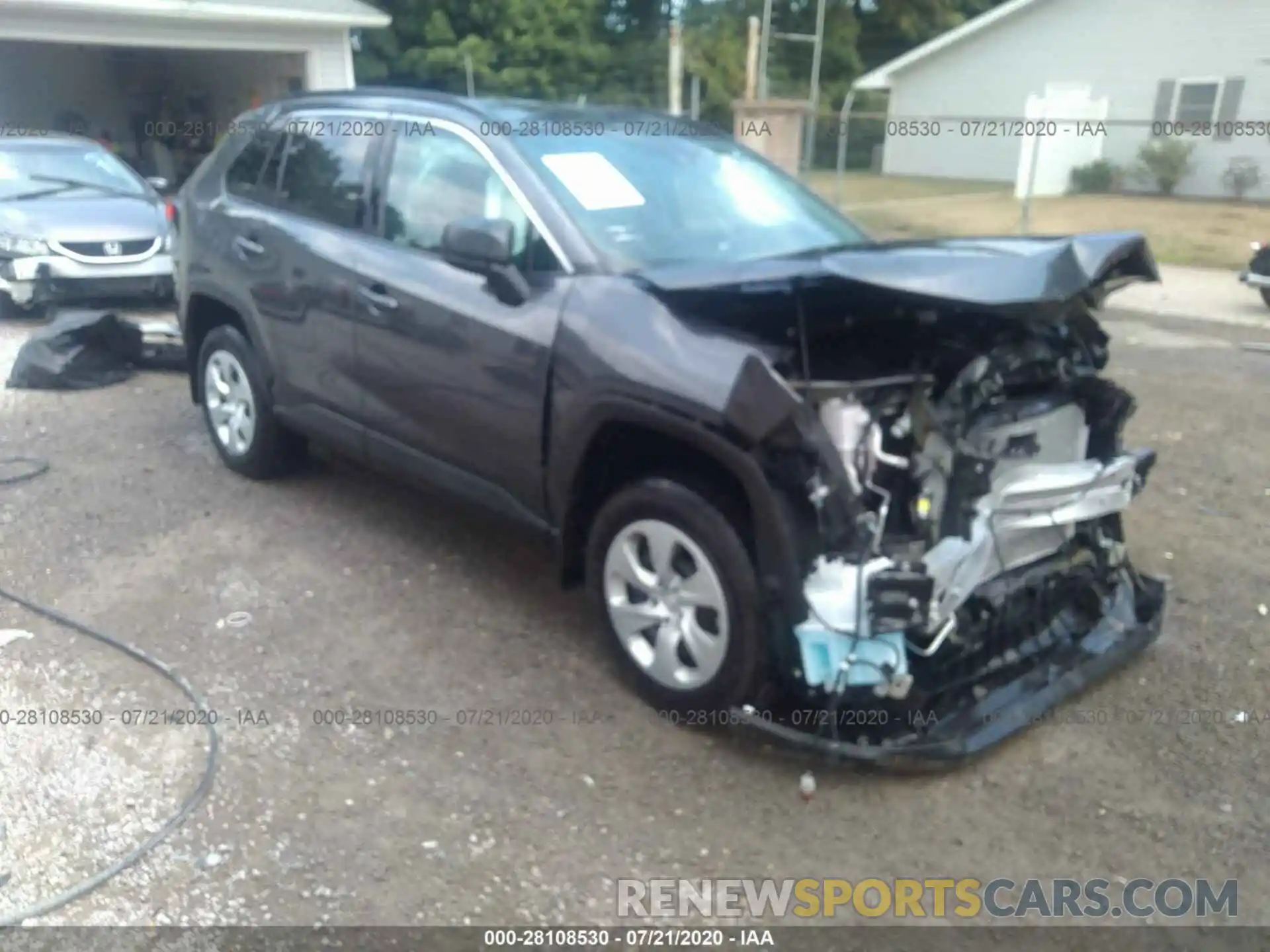 1 Photograph of a damaged car 2T3F1RFV0LC061946 TOYOTA RAV4 2020