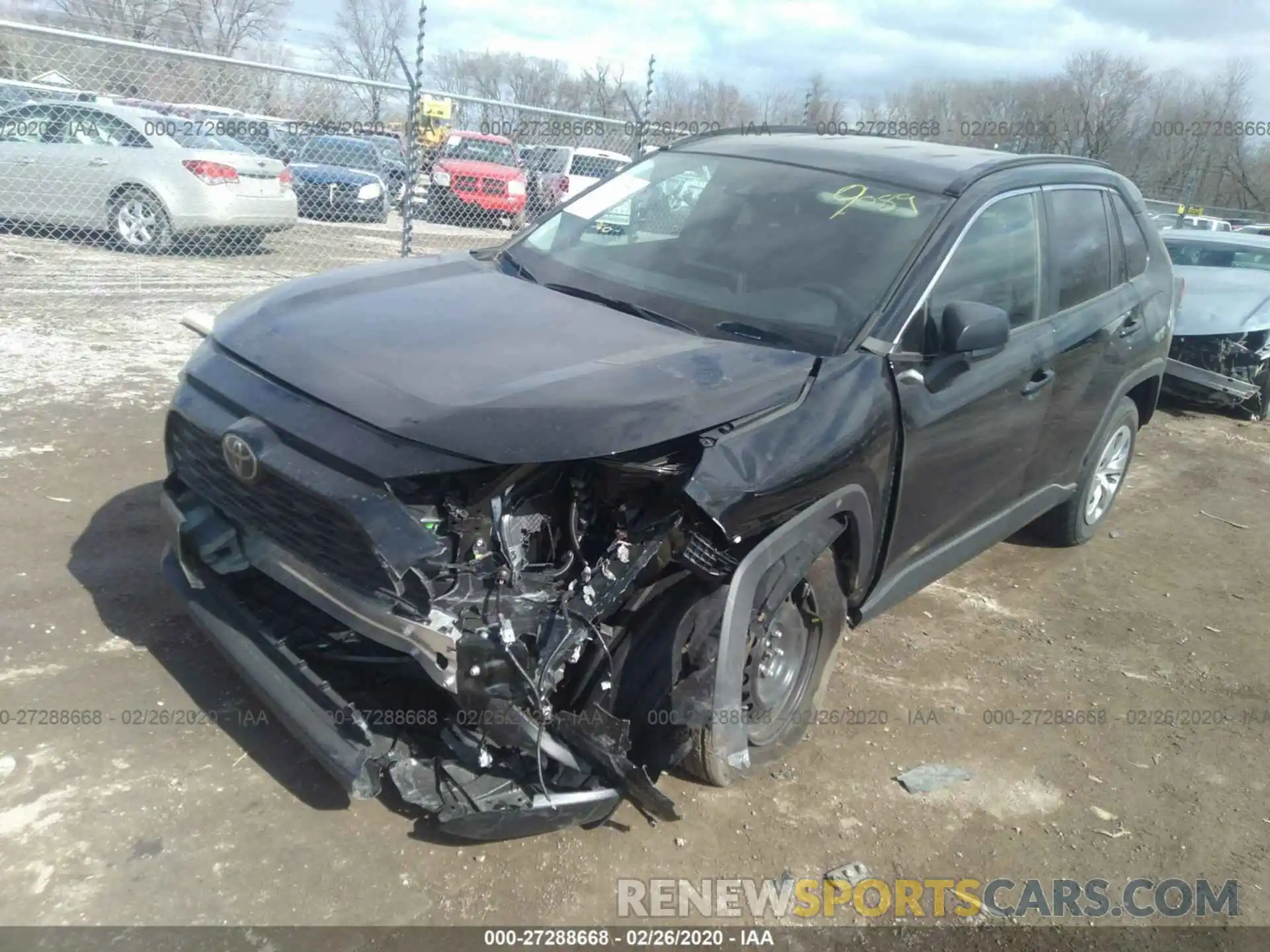 2 Photograph of a damaged car 2T3F1RFV0LC069089 TOYOTA RAV4 2020